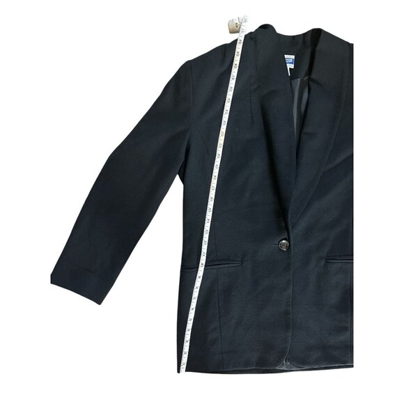 VTG Pendleton Womens Blazer Black Wool Size 10 Single Button Fully Lined USA - Picture 8 of 8